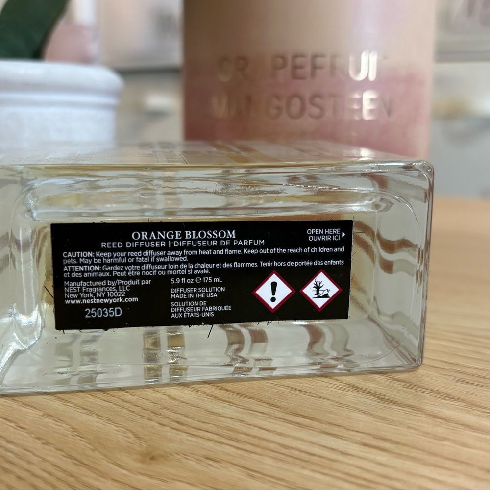 NEST Fragrances Reed Diffuser- Orange Blossom, 5.9 fl oz - Picture 5 of 8